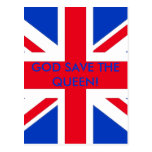GOD SAVE THE QUEEN! POSTCARD