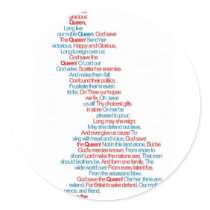 God Save the Queen Sticker