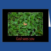 God Sees You Encouragement cards