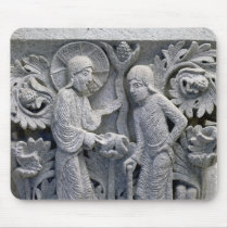 God telling Adam to work the land Mousepads