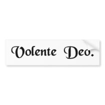 God willing. bumper sticker