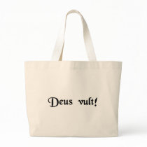 God wills it! tote bags