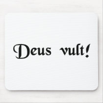 God wills it! mouse pad