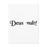 God wills it! postcards