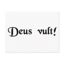 God wills it! postcards