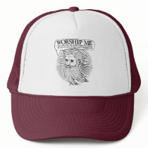God: Worship me so I can save you from me hats