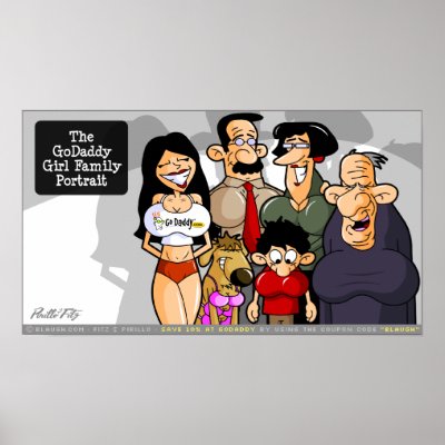 godaddy. GoDaddy Girl Family Portrait