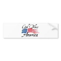 GodBlessAmerica_v2 Bumper Stickers
