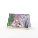 Goddaughter Birthday card with little mermaid and by moonlake Goddaughter Birthday card with little mermaid and