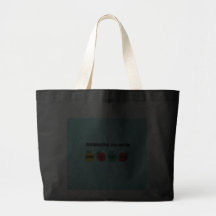 Goddaughter, you are the apple of my eye! canvas bags