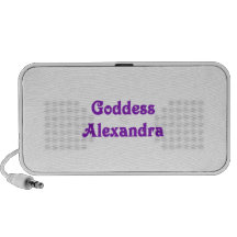 Goddess Alexandra Portable Speakers