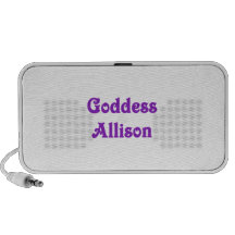 Goddess Allison Mp3 Speakers