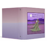 Goddess And Moon 3 Ring Binder