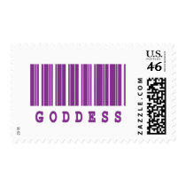 goddess barcode design postage