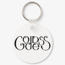 Goddess black Keychain