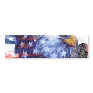 Goddess Bless America!! bumpersticker