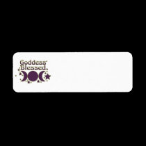 Goddess Blessed Labels labels
