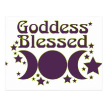 Goddess Blessed Postcards