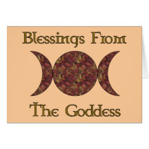 Goddess Blessings Card
