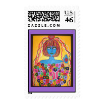 Goddess Bride postage