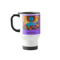 Goddess Bride Travel Mug by INTHEPRESENT Goddess Bride Travel Mug