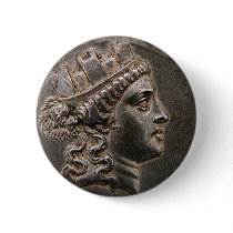 Goddess Cybele Tetradrachm buttons by ShovelTest Goddess Cybele Tetradrachm buttons