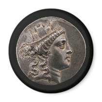 Goddess Cybele Tetradrachm magnets by ShovelTest Goddess Cybele Tetradrachm magnets