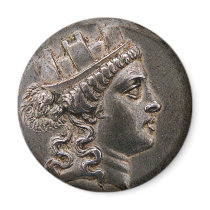 Goddess Cybele Tetradrachm magnets by ShovelTest Goddess Cybele Tetradrachm magnets