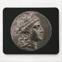 Goddess Cybele Tetradrachm mousepads