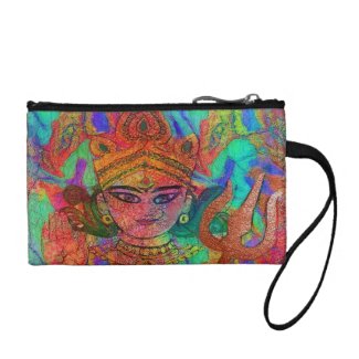 Goddess Durga 2 Coin Bagettes Bag Change Purse
