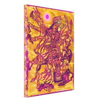 Goddess Durga Stretched Canvas Print