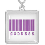 goddess funny barcode design jewelry