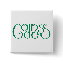 Goddess green Button