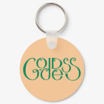 Goddess green Keychain