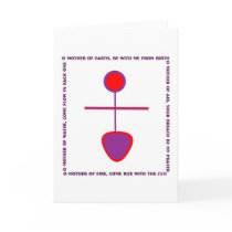 Goddess Greeting Song cards