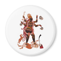 Goddess Kali Refrigerator Magnets
