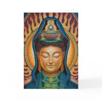 Goddess Kuan Yin's Flame Greeting Card