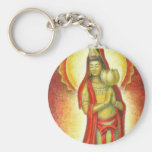 Goddess Kuan Yin's Lotus Key Chain