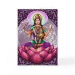 Goddess Lakshmi - Fortune greeting card