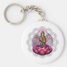 Goddess Lakshmi mandala Keychains