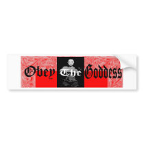 Goddess Logo bumper stickers