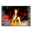 Goddess of Fire Print by MoonArtandDesigns Goddess of Fire Print
