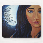 Goddess Of Moon & Stars - Mousepad