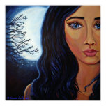 Goddess Of Moon & Stars - Poster posters