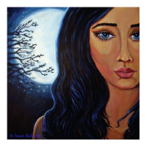 Goddess Of Moon & Stars - Poster posters