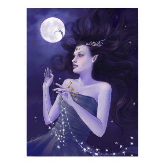 Goddess of Night Art Print print