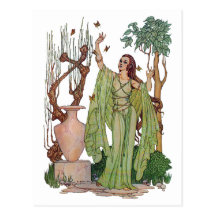 Goddess of Spring Postcard