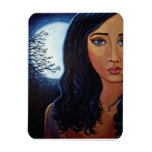 Goddess Of The Moon & Stars Magnet premium magnets
