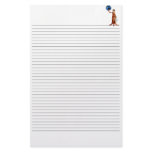 Goddess of Universe Lined Stationery