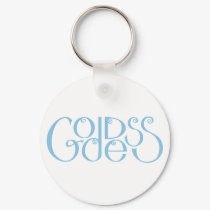 Goddess pale blue Keychain